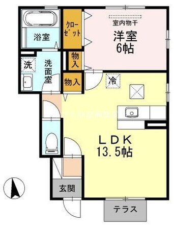 HAPPINESS　くにしろ　Ｃ棟の物件間取画像